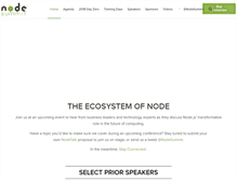 Tablet Screenshot of nodesummit.com